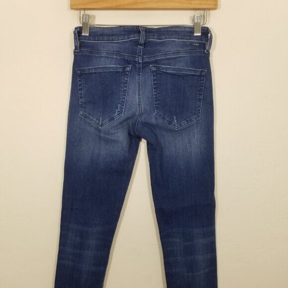 Diesel SLANDY Super Slim-Skinny Regular Waist Stretch Jeans Blue Size 26 - Picture 5 of 6